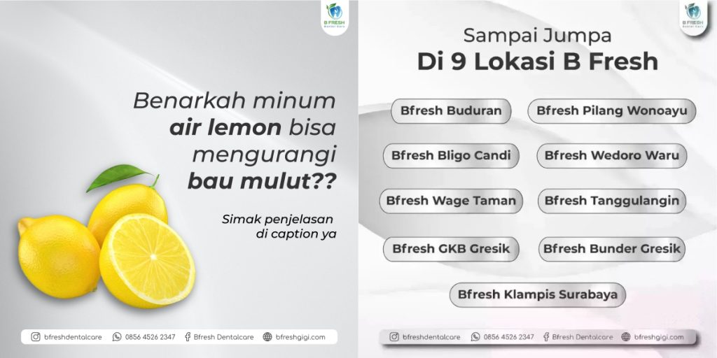 Benarkah Minum Air Lemon bisa Mengurangi Bau Mulut?