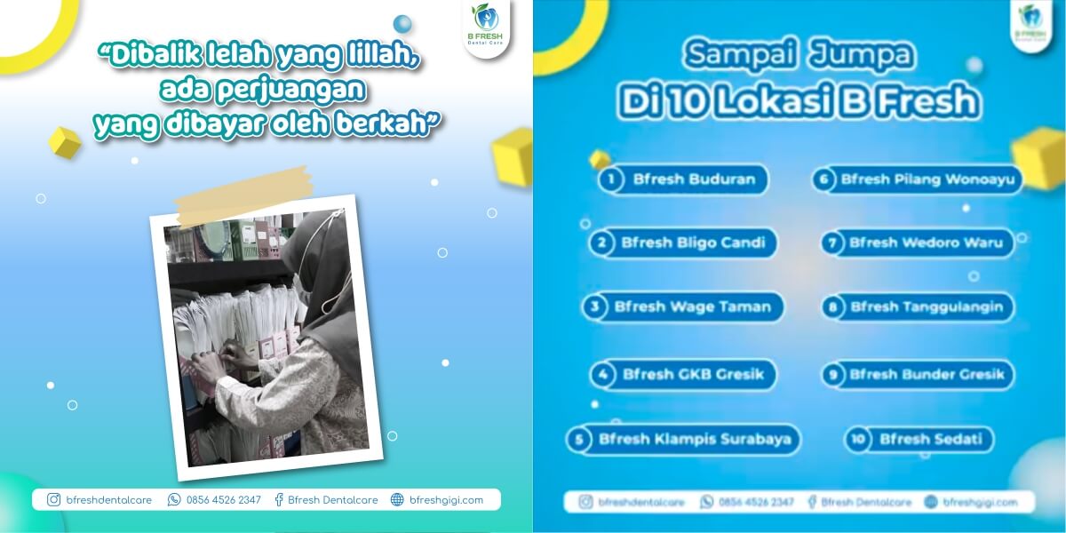 Dibalik Lelah yang Lillah ada Perjuangan yang dibayar oleh Berkah